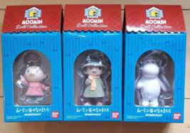 BANDAI Moomin Snufkin Little My Doll Collection Figure Lot of 3 Box - $1,606.64 MXN