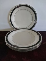 Set of 4 Noritake Etienne Pattern Salad Plates - £25.31 GBP