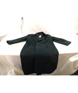 Jones New York 100% Wool Women&#39;s Trench Coat Green &amp; Black One Button 50450 - $47.67 CAD