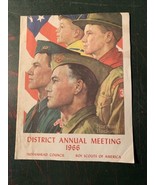 Boy Scouts America BSA District meeting 1966 program Indianhead council ... - €17,41 EUR