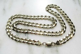 Huge 10K Solid Gold 8.8mm 23.5 Inch Curb Chain Necklace C3235 - £2,713.57 GBP