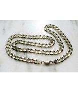 Huge 10K Solid Gold 8.8mm 23.5 Inch Curb Chain Necklace C3235 - £2,715.32 GBP