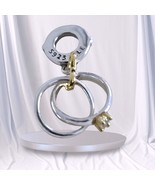 Pandora Silver 925 14k Gold Cubic Zirconia Two-Tone Wedding Rings Dangle... - €57,84 EUR