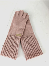 Michael Kors Fingerless Gloves Soft  Knit Blush Pink H1 - £34.82 GBP