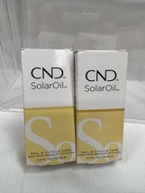 (2) CND Essentials Solar Oil Nail &amp; Cuticle Conditioner, .5 Fl. Oz. Each - £8.56 GBP