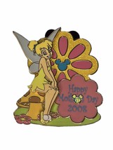 Disney 2008 WDW Tinker Bell Pin LE2000 Happy Mother’s Day Flowers Mushroom EUC - £19.89 GBP
