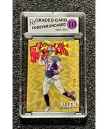 Josh Allen Buffalo Bills Gold KABOOM Cracked Ice Holographic Football Card. - $8.00