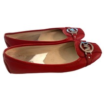 Michael Michael Kors Womens Size 9.5 Red Ballet Driving Shoes Leather Fl... - £31.19 GBP