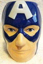 Disney Marvel Captain America Figural Art Ceramic Coffee Mug Cup Walgreens 2018 - $16.95