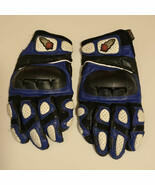 Joe Rocket Supermoto Black / Blue Street Bike Motocross Gloves Men&#39;s M - $598.17 MXN