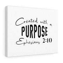   Created With A Purpose Ephesians 2:10 Bible Verse Canvas Chris - £60.93 GBP+
