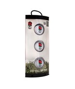 3 ENGLAND RUGBY UNION CRESTED GOLF BALLS BY PREMIER LICENSING. PACKAGED - £19.42 GBP