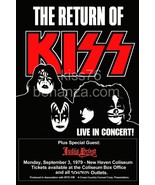 KISS Dynasty &quot;Return Of KISS&quot; New Haven Coliseum 12 x 18 Custom Concert ... - $47.86 CAD