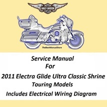 2011 Harley Electra Glide Ultra Classic Shrine Touring Models Service Manual - £20.33 GBP