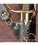 Medieval Renaissance Genuine Leather Waist Shoulder Sword Belt Frog Hang... - £28.79 GBP+
