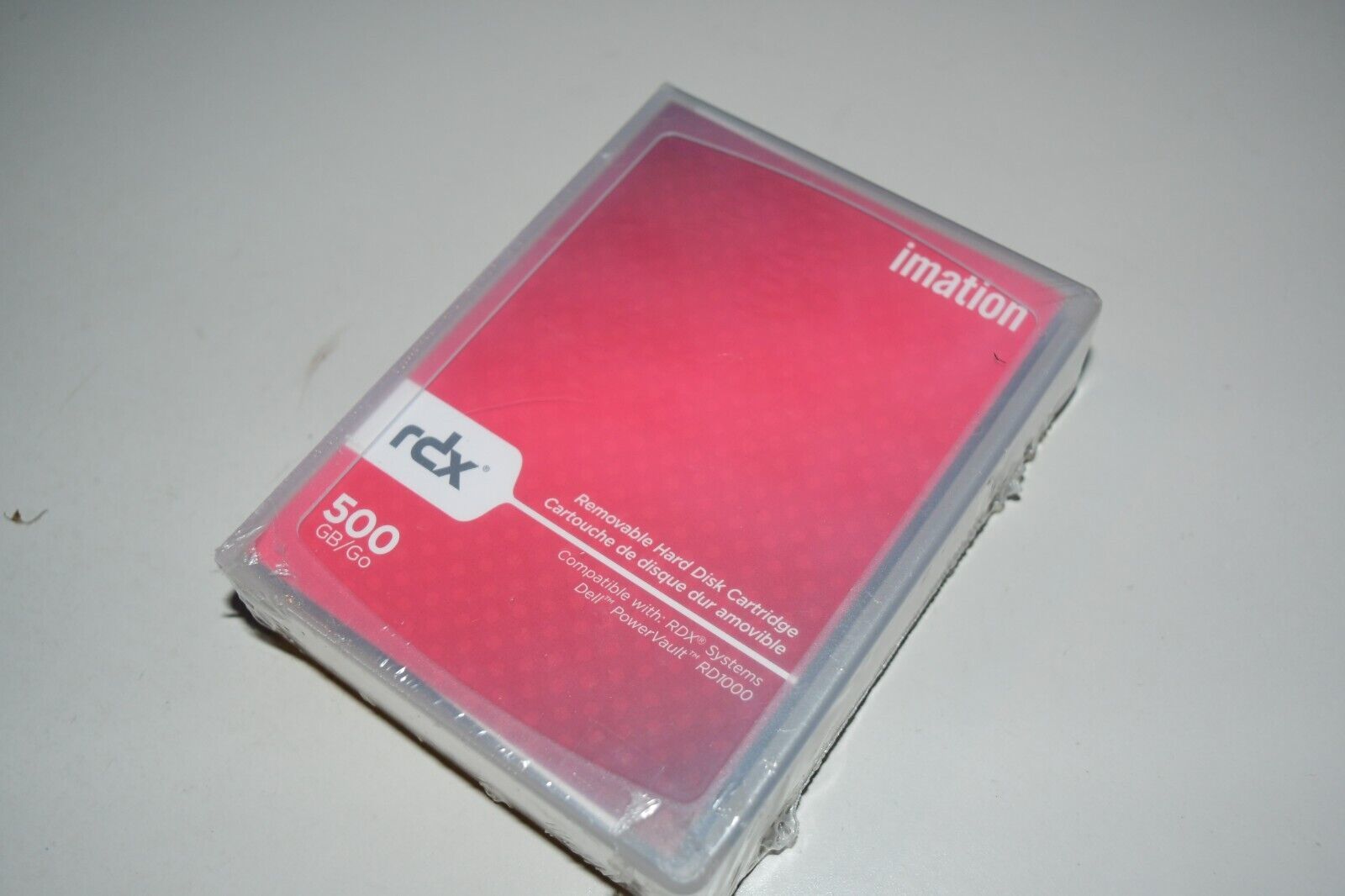 Imation RDX Removable HARD DISK CARTRIDGE 500GB SEALED NEW RARE W1A - $68.82