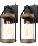 2 Pack Dusk to Dawn Outdoor Wall Light Fixtures Photocell Sensor Exterior - $110.00