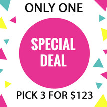 Mon - Tues Flash Sale! Pick Any 3 For $123 Best Offers Discount - £193.46 GBP