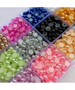 Round Cabochons Flatbacks Pearl Flat Back 6mm Jewelry Supplies Bulk 3500 - €21,94 EUR