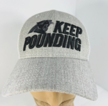 Carolina Panther Keep Pounding NFL Baseball Hat Cap New Era 3D Embroidered - $39.99