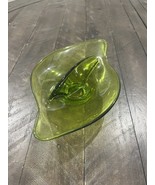 Viking Avocado Green Glass Divided Relish Serving Dish Bowl Nuts Candy - €25,48 EUR