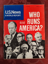U S NEWS World Report Magazine April 21 1975 Annual Survey Who Runs Amer... - $14.40