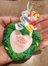 1997 Looney Tunes Bugs and Lola Bunny Babs Heart Picture Frame Holiday O... - $15.25