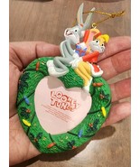 1997 Looney Tunes Bugs and Lola Bunny Babs Heart Picture Frame Holiday O... - $20.85 CAD