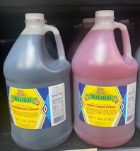 Malolo Fruit Punch And Strawberry Syrup Pack One Of Each (1 Gallon Each) - $117.81