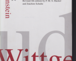 Philosophical Investigations, Wittgenstein, Hacker, Schulte book - $113.67