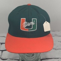Miami Hurricanes Vintage Snapback  Hat Adjustable Ball Cap - £31.64 GBP