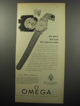 1955 Omega Globemaster Chronometer Watch Ad - The watch that took 107 years - £14.56 GBP