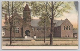 Postcard Fairbanks Museum St. Johnsbury Vermont ca.1914 - $4.75