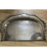 Gorham Silverplate Butler Crumb Dust Ash Tray 055 JRD Initial Engraved V... - $942.30 MXN