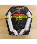 Vintage AVENIR LIGHT STIKS II Silver Ski-Bend Off Road BAR ENDS for Desc... - $13.48 CAD