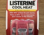 Listerine Cool Heat PocketPaks Cinnamon Breath Strips 3 Pack = 72 Strips... - £39.14 GBP