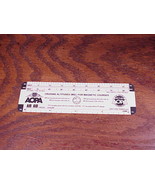 AOPA Air Aid White 6 Inch Ruler, copyright 1993 - $4.95