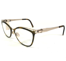 OVVO OPTICS Eyeglasses Frames 3748 c 63B Brown Tortoise Gold Cat Eye 52-18-135 - £164.25 GBP