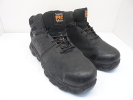 Timberland Men&#39;s Pro Ridgework Mid Comp Toe Safety Work Boot A1OP6 Black 12W - £34.08 GBP