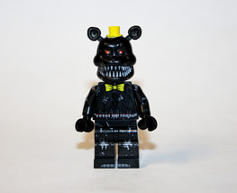 Minifigure Nightmare Black Five Nights At Freddy Halloween Horror US Seller - £5.93 GBP