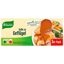 Knorr Geglugel POULTRY gravy mix -Pack of 3- Made in Germany-FREE US SHI... - £6.20 GBP