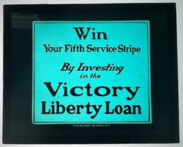 Victory Liberty Loan (1918) &quot;Win Your Fifth Stripe By Investing In The...&quot; Wwi - £39.18 GBP
