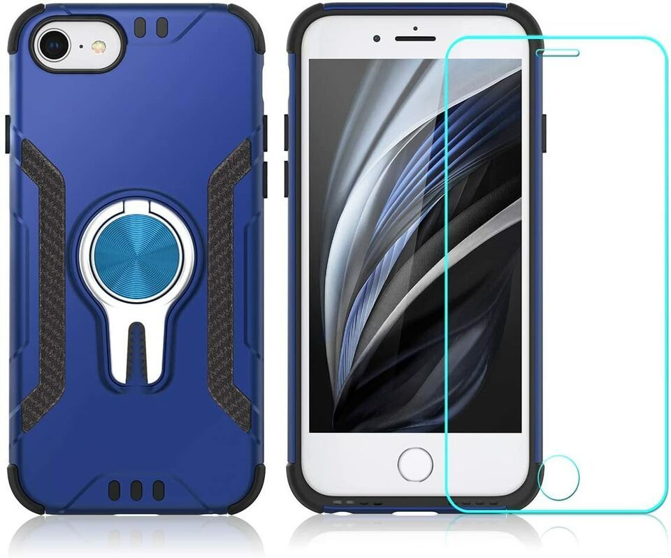 Primary image for case with Ring Stand Compatible With iPhone 6/6S/7/8/SE2020 ,4.7 inch (Blue)