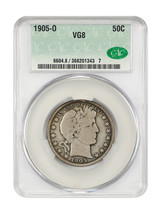 1905-O 50C CACG VG08 - £92.25 GBP