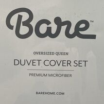 Bare Home Duvet Cover Queen Size Oversized Premium 1800 Super Soft Duvet... - $22.79
