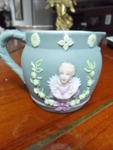Schafer &amp; Vater Germany Jasperware,hand painted Queen cameo creamer[a6 - £66.02 GBP