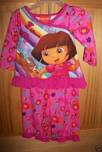Dora The Explorer Baby Clothes 12M Nickelodeon Hot Pink Pajamas PJ Sleepwear Set - £11.17 GBP