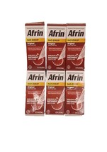 Lot Of 6 Afrin No Drip Nasal Pump Mist Nasal Decongestant 15ml Ea. 12/25 - $29.69