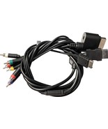 Official Microsoft Xbox 360 Component HD AV Cable-RCA-Composite-HD-TV - £3.97 GBP