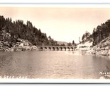 RPPC Grande Orso Dam Lago California Ca Unp Pedersen Foto Cartolina Z9 - £4.42 GBP
